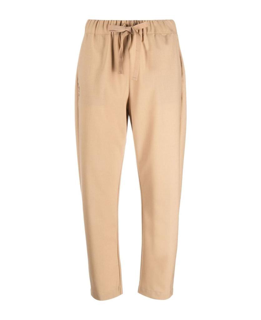 商品SEMICOUTURE|Camel Brown Virgin Wool Trousers,价格¥1443,第1张图片