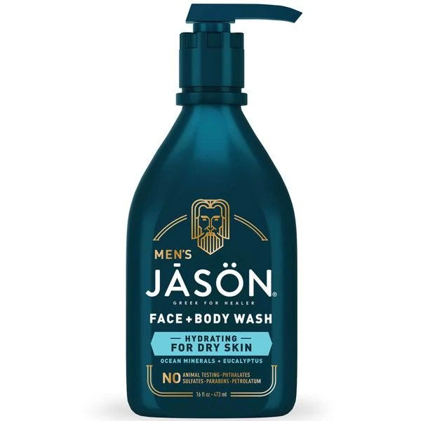 商品JASON|JASON Men's Hydrating Face and Body Wash 473ml,价格¥112,第1张图片