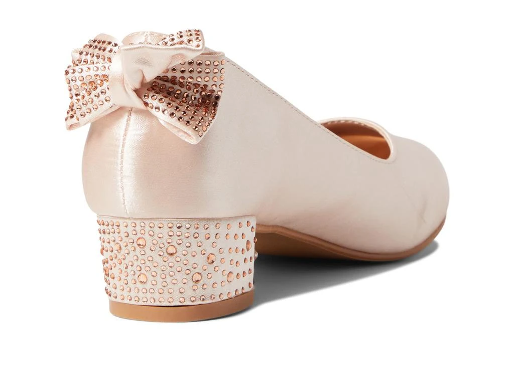 商品Badgley Mischka|Lily Satin Back Bow Low Heel (Little Kid/Big Kid),价格¥491,第5张图片详细描述