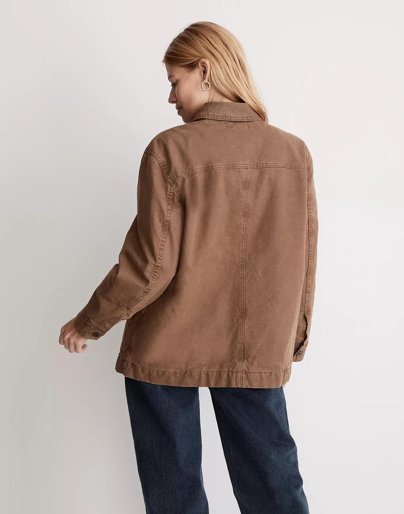 商品Madewell|Garment-Dyed Crockett Canvas Jacket,价格¥1081,第5张图片详细描述