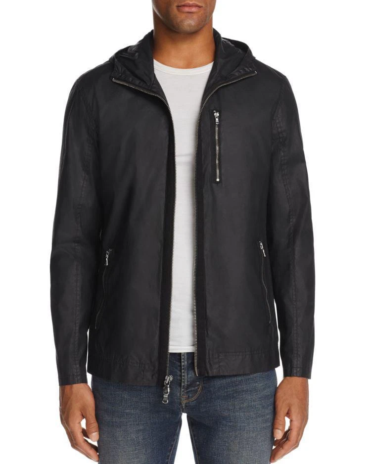 商品John Varvatos|John Varvatos Star USA Hooded Waxed-Cotton Jacket ,价格¥1578,第1张图片