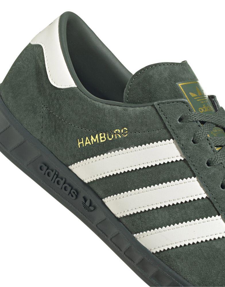 adidas Originals Hamburg trainers in green商品第2张图片规格展示