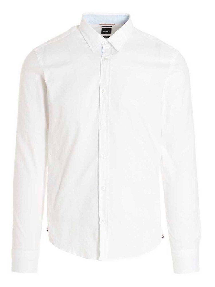 商品Hugo Boss|Hugo Boss Buttoned Long-Sleeved Shirt,价格¥342,第1张图片
