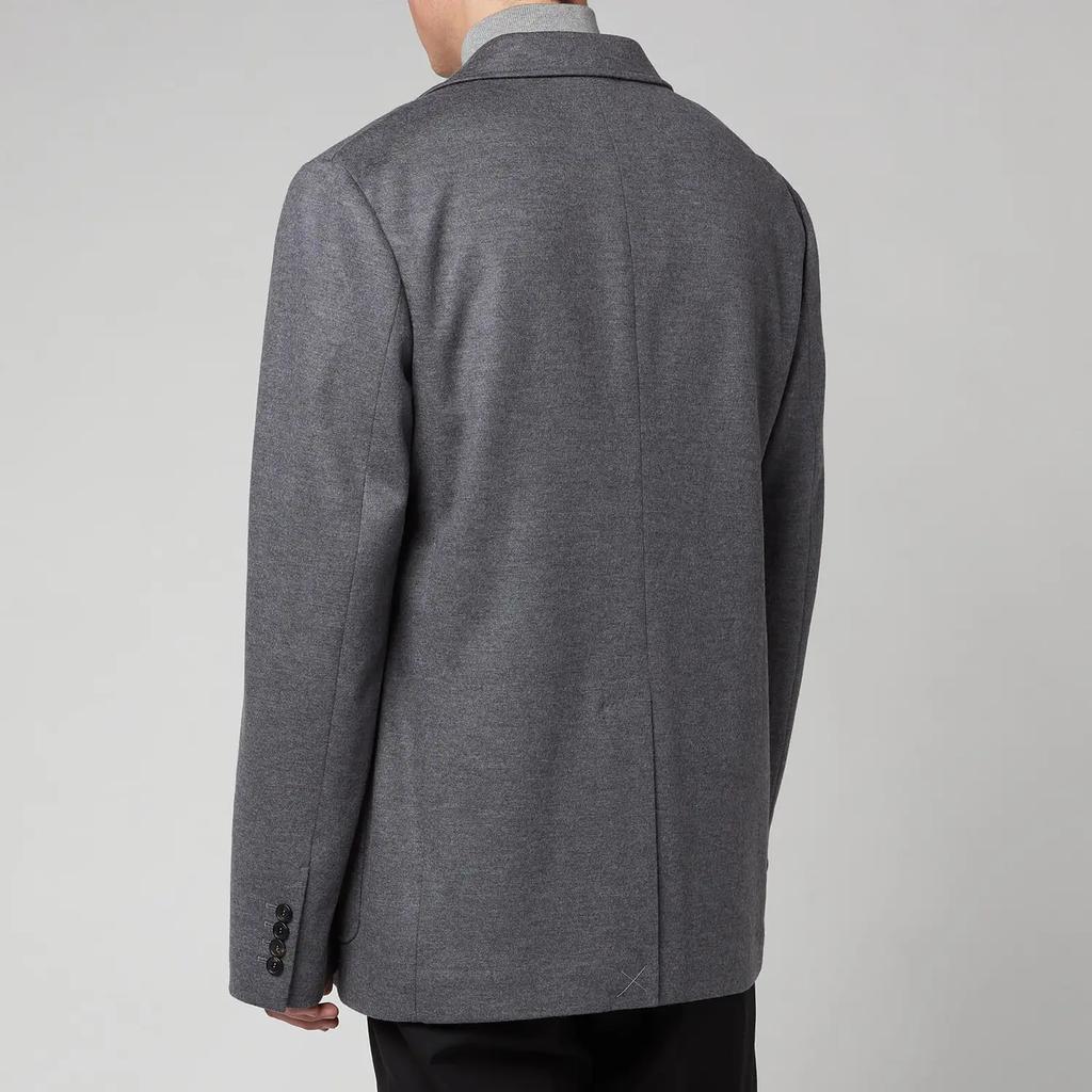 商品Lanvin|Lanvin Men's Single Breasted Deconstructed Jacket - Dark Grey,价格¥2556,第4张图片详细描述