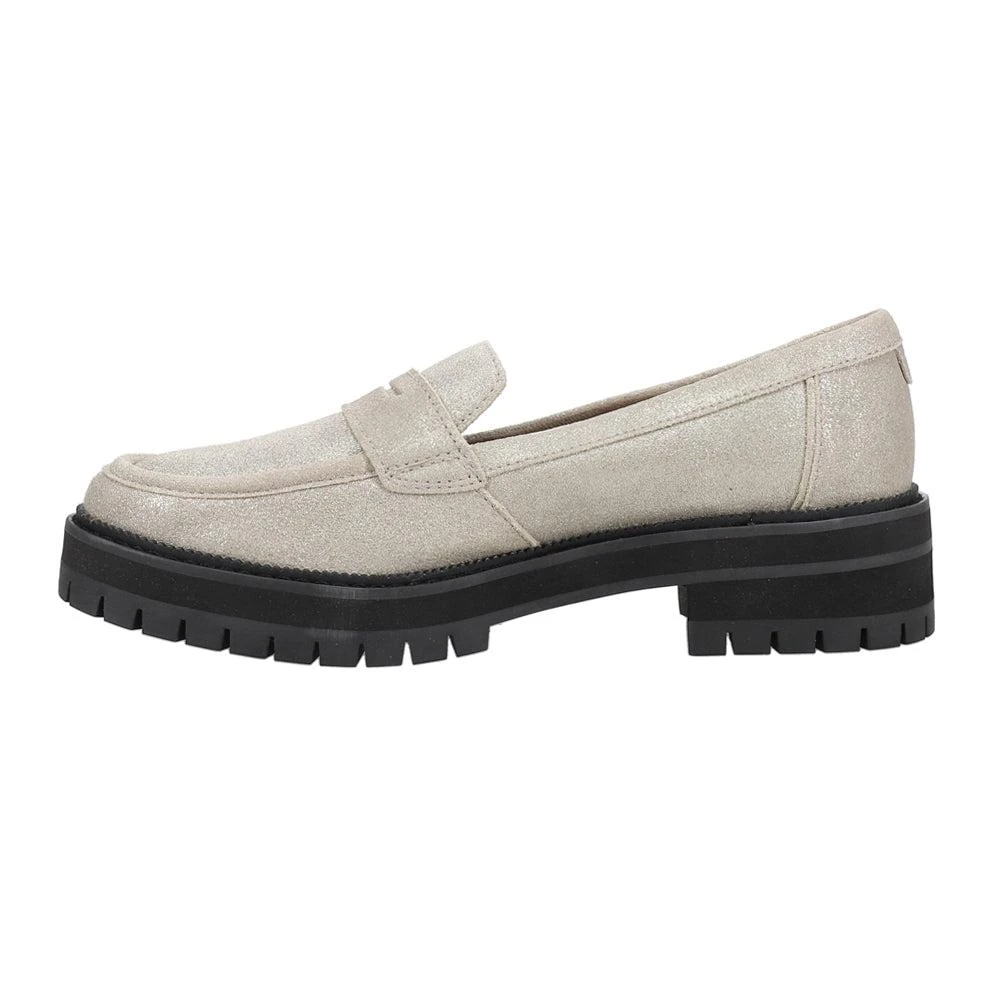 商品TOMS|Cara Metallic Slip On Lug Sole Loafers,价格¥448,第3张图片详细描述