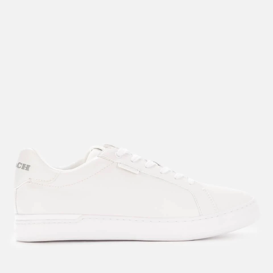 商品Coach|COACH MEN'S LOWLINE LEATHER LOW TOP TRAINERS - OPTIC WHITE,价格¥631,第1张图片