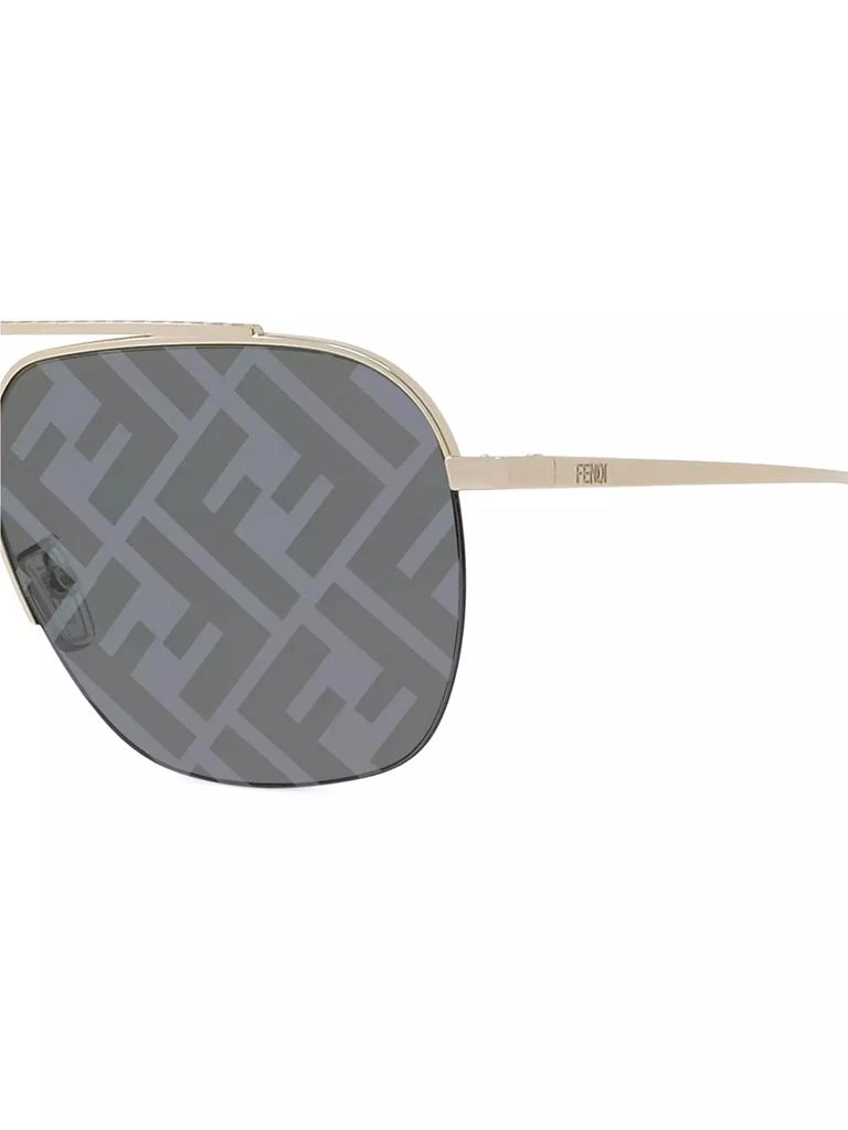 商品Fendi|57MM Logo Pilot Sunglasses,价格¥2702,第3张图片详细描述