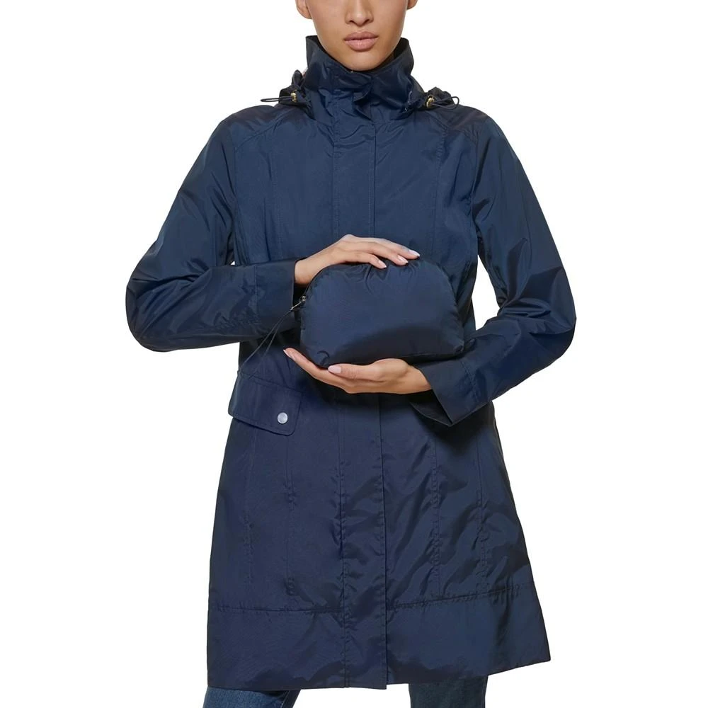 商品Cole Haan|Packable Hooded Raincoat,价格¥1347,第5张图片详细描述