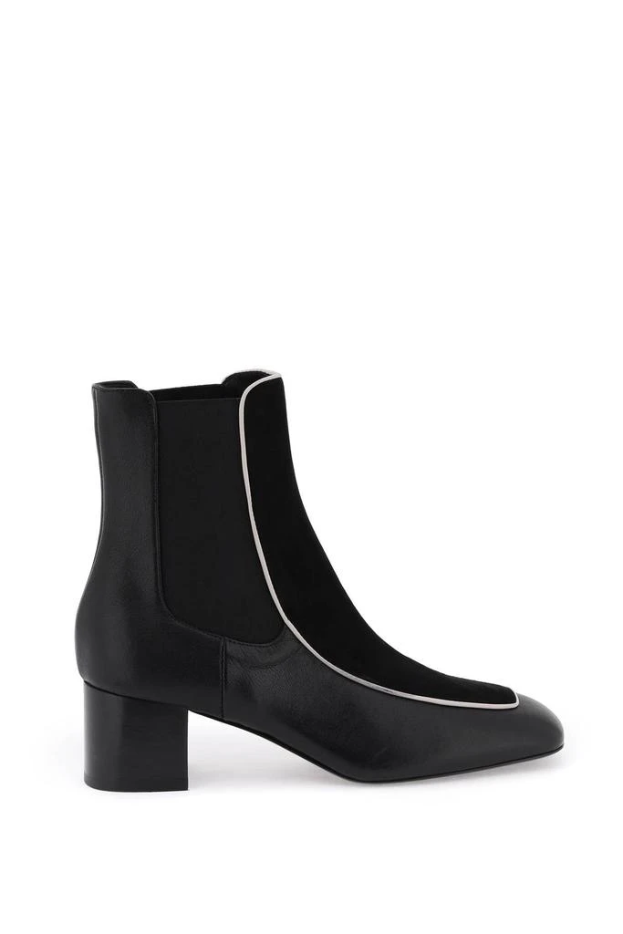 商品Totême|Smooth And Suede Leather Ankle Boots,价格¥3742,第1张图片
