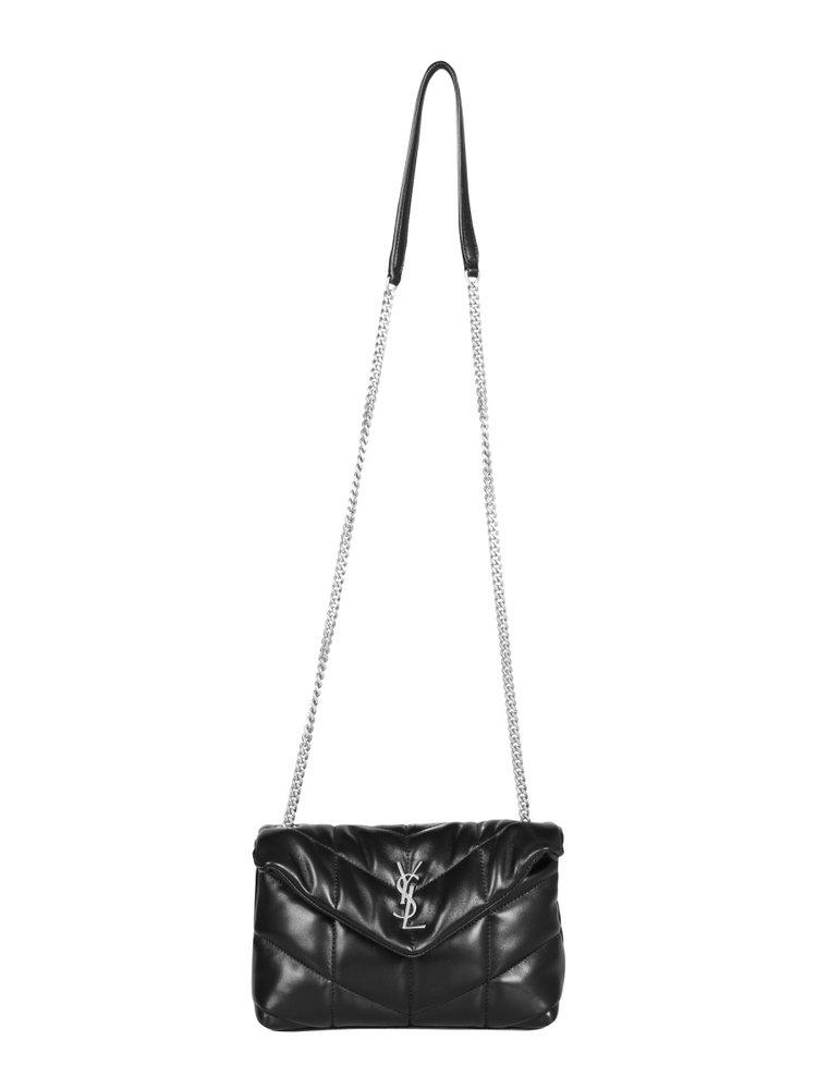 Saint Laurent Quilted Puffer Mini Crossbody Bag商品第1张图片规格展示