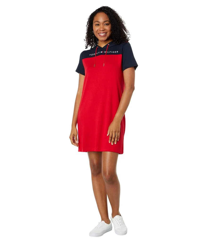 商品Tommy Hilfiger|Short Sleeve Hoodie Dress,价格¥246,第4张图片详细描述