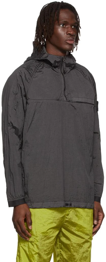 商品Stone Island|Black Nylon Jacket,价格¥2848,第2张图片详细描述