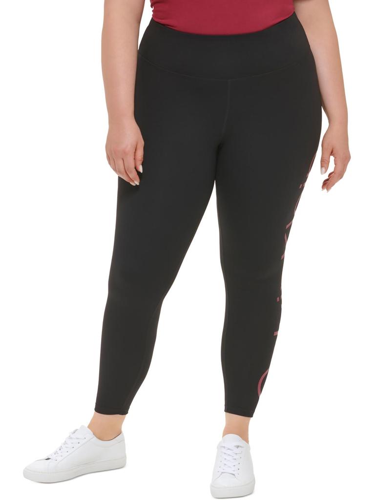 Plus Womens High Waist Running Athletic Tights商品第1张图片规格展示