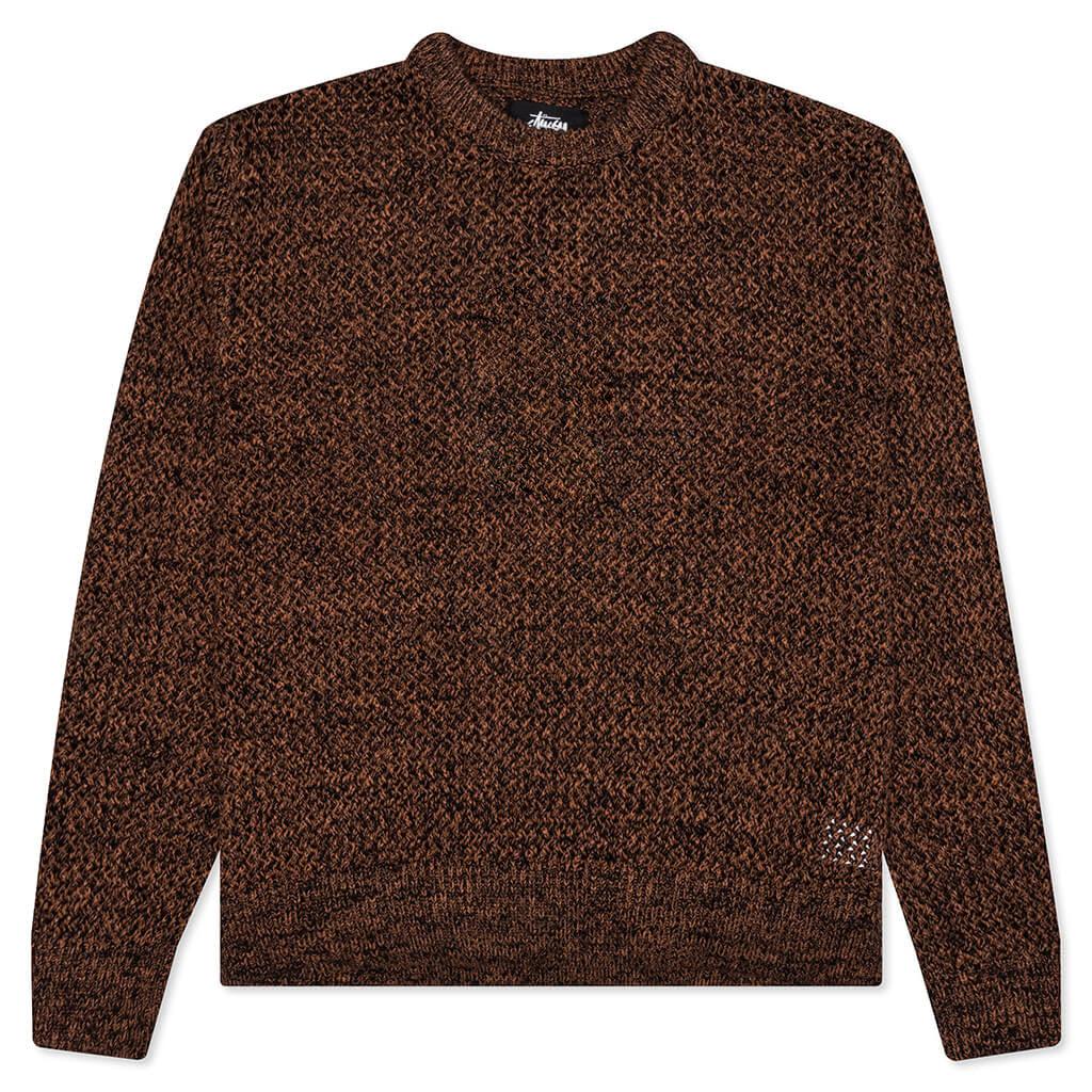 Stussy 2 Tone Loose Gauge Sweater - Black商品第1张图片规格展示