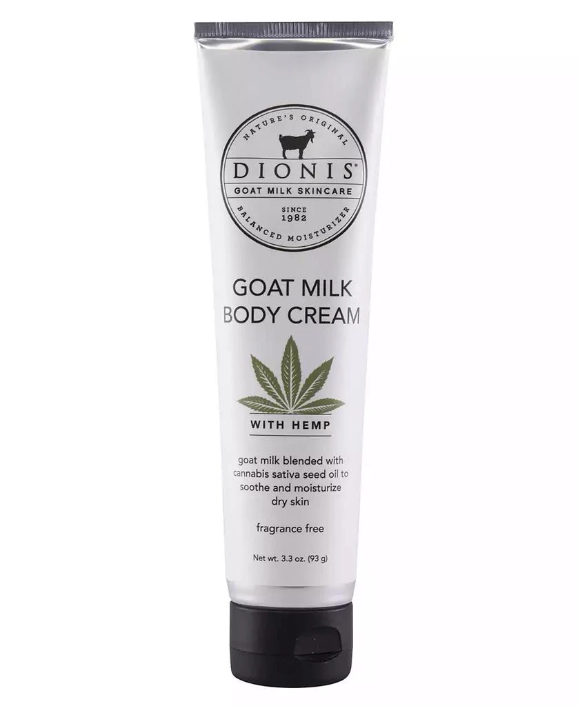 商品Dionis|Goat Milk Body Cream with Hemp, 3.3 oz.,价格¥105,第1张图片