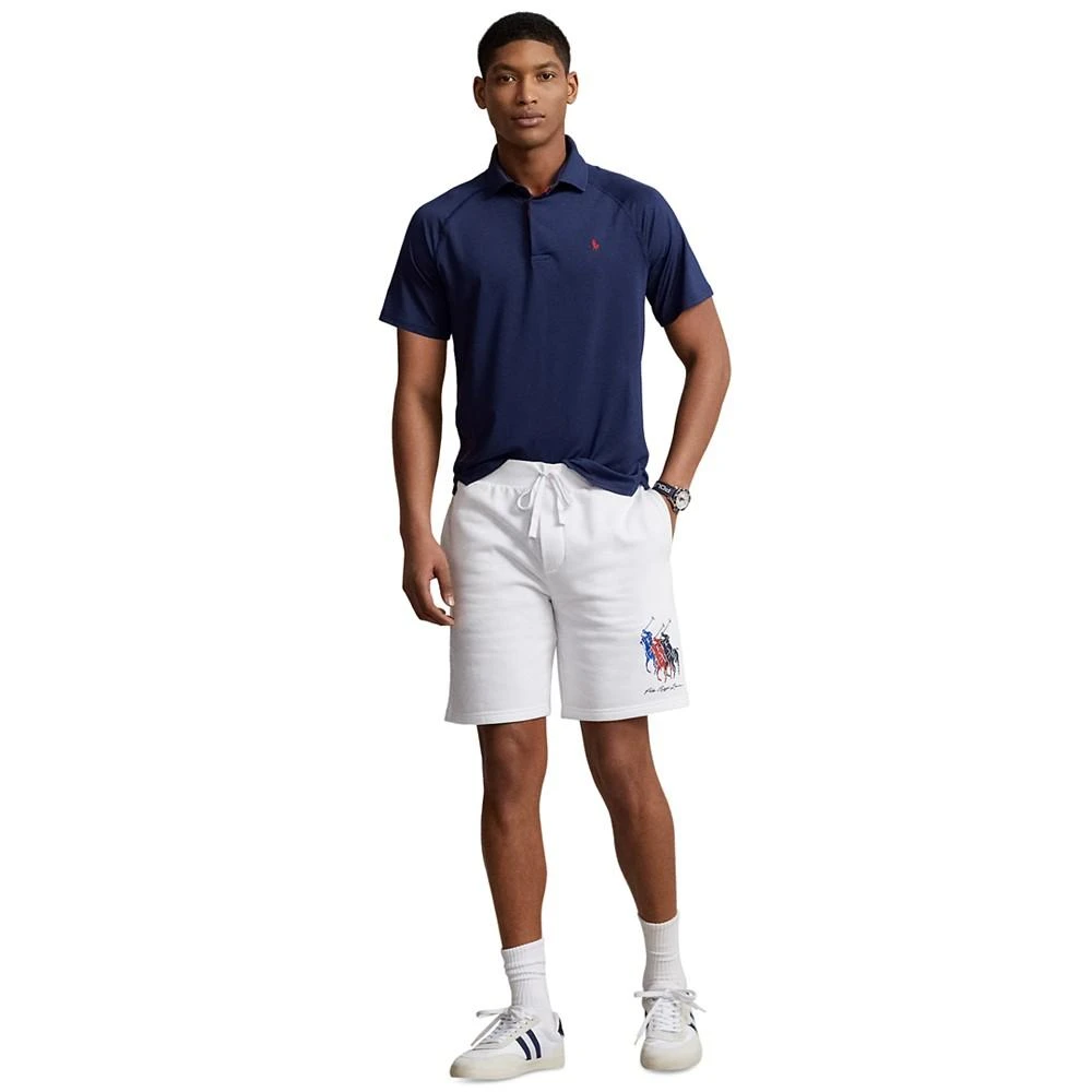 商品Ralph Lauren|Men's 8-1/2-Inch Triple Pony Fleece Shorts,价格¥331,第4张图片详细描述