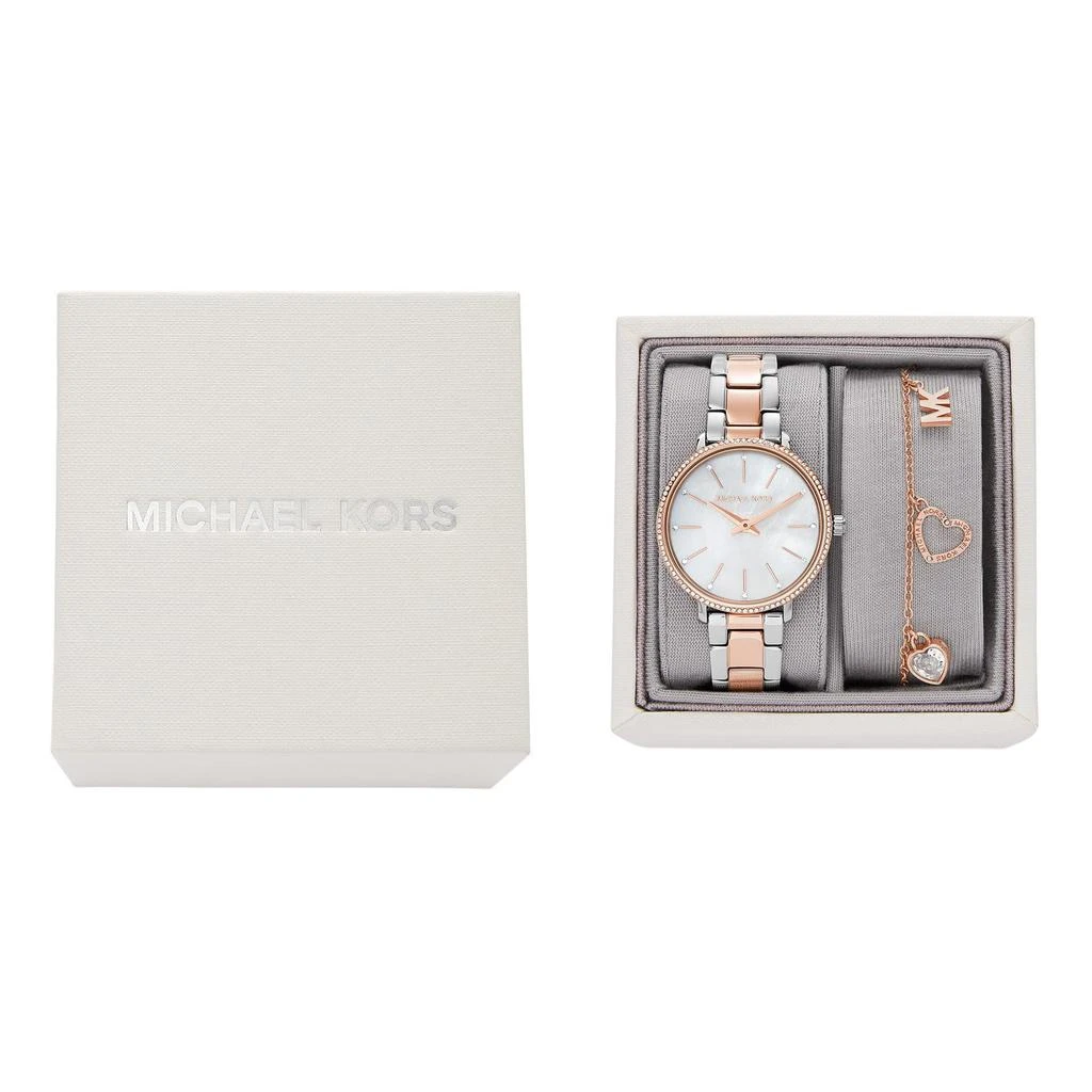 商品Michael Kors|MK1066SET - Mini Pyper 3-Hand Watch,价格¥2208,第4张图片详细描述