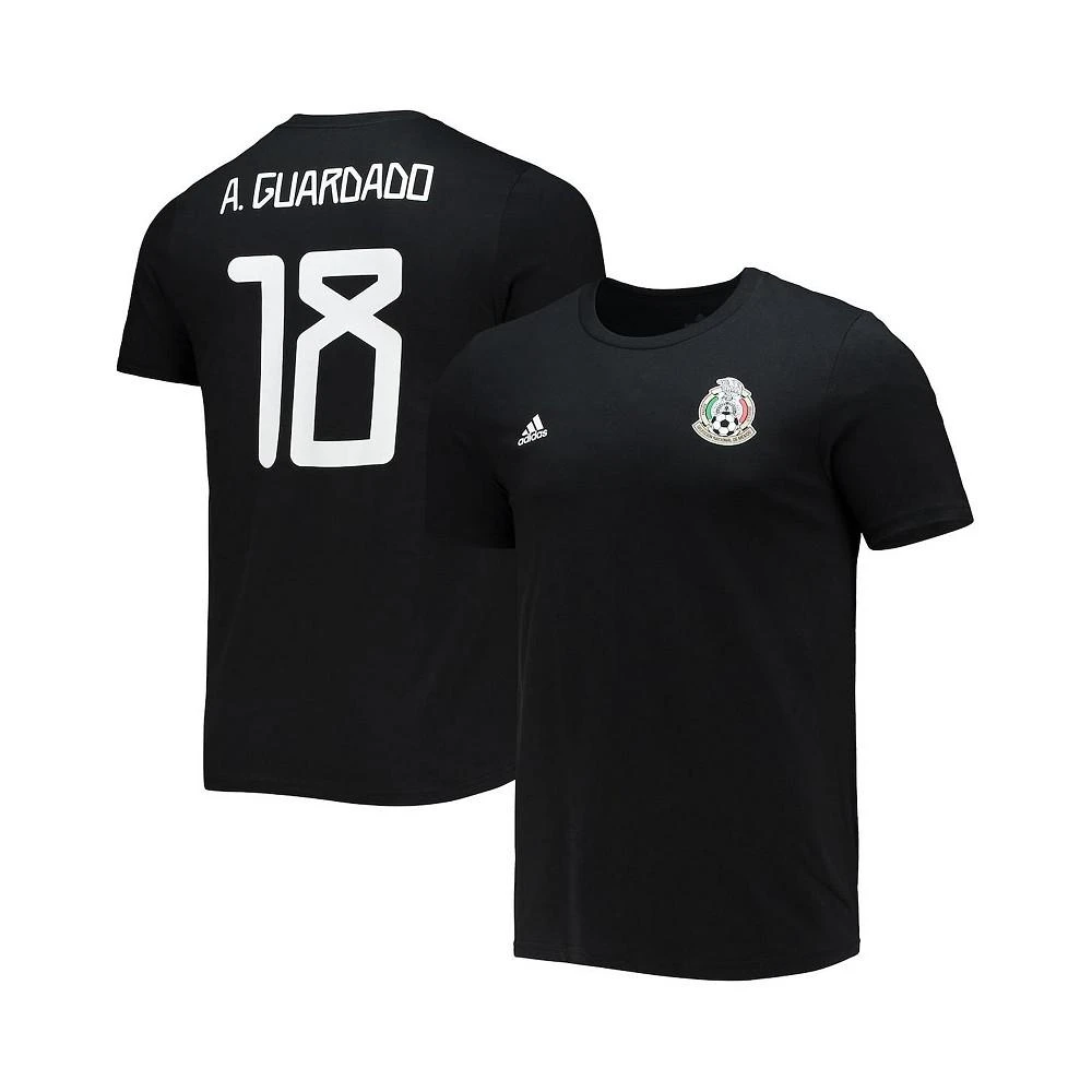 商品Adidas|Men's Andres Guardado Black Mexico National Team Amplifier Name and Number T-shirt,价格¥226,第1张图片