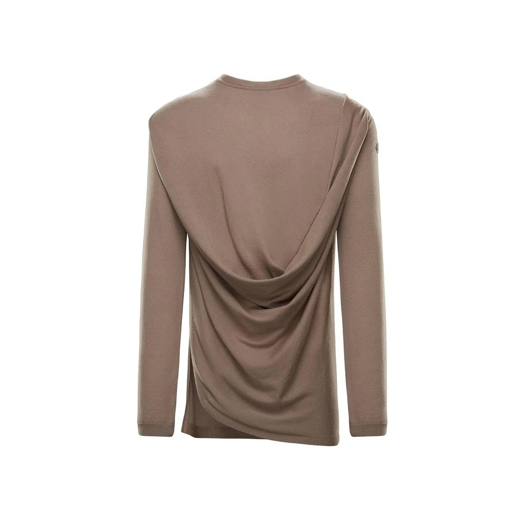 商品Moncler|MONCLER + RICK OWENS UNISEX DRAPEFRONT KNIT TOP,价格¥2594,第1张图片