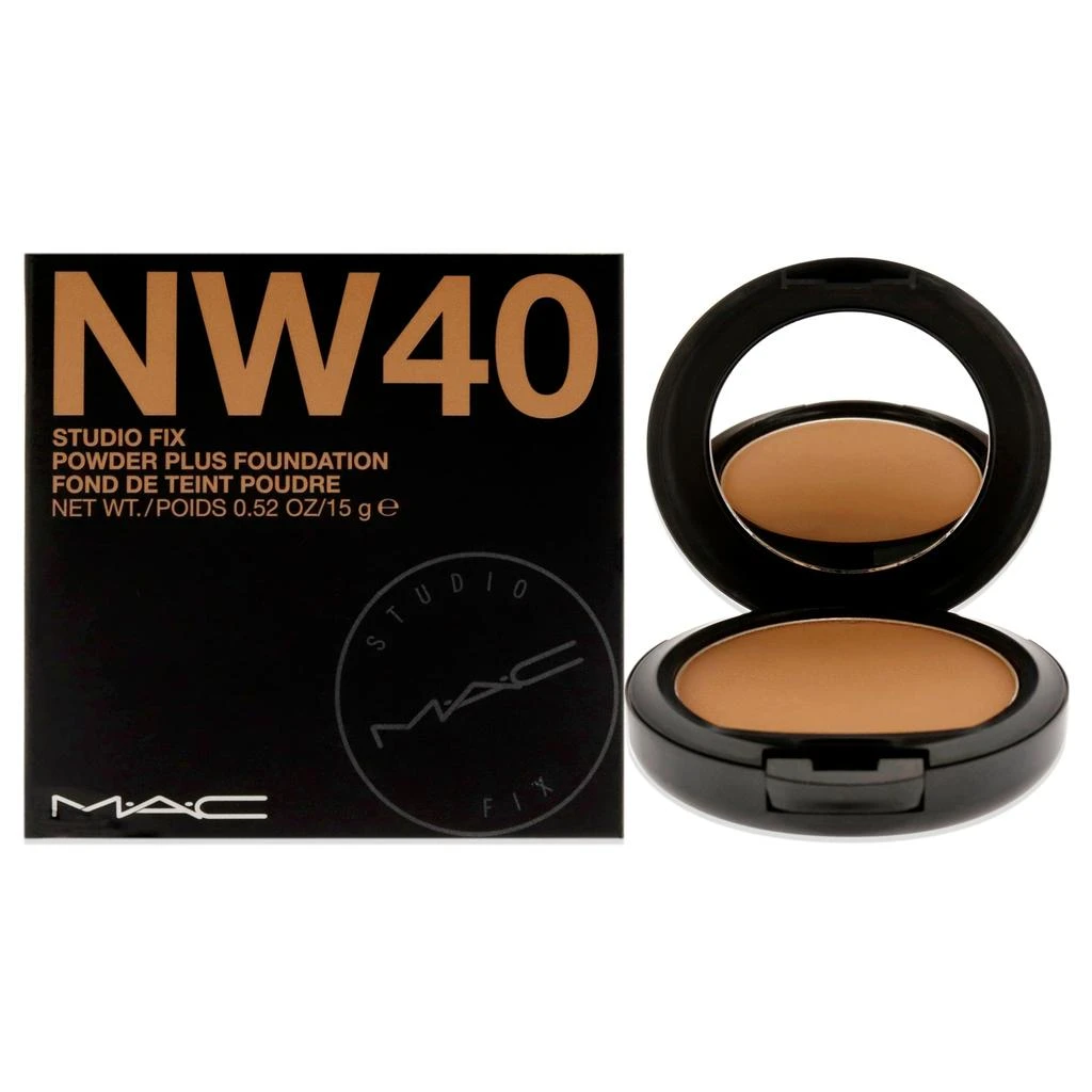 商品MAC|Studio Fix Powder Plus Foundation - NW40 by MAC for Women - 0.52 oz Foundation,价格¥306,第1张图片