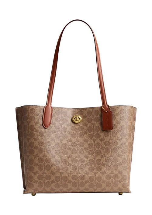 商品Coach|Willow Tote In Signature Canvas,价格¥1822,第1张图片详细描述