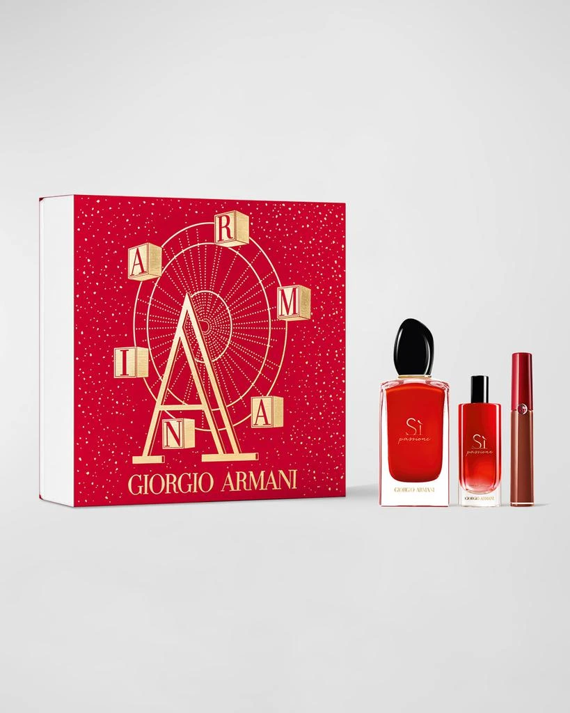 商品Armani|Si Passione Eau de Parfum Women's Fragrance + Lip Holiday Gift Set,价格¥1173,第1张图片