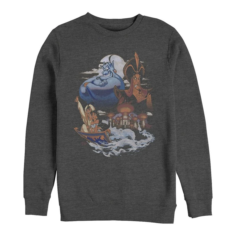 商品Disney|Disney Men's Aladdin Winds of Agrabah Main Cast, Crewneck Fleece,价格¥339,第1张图片