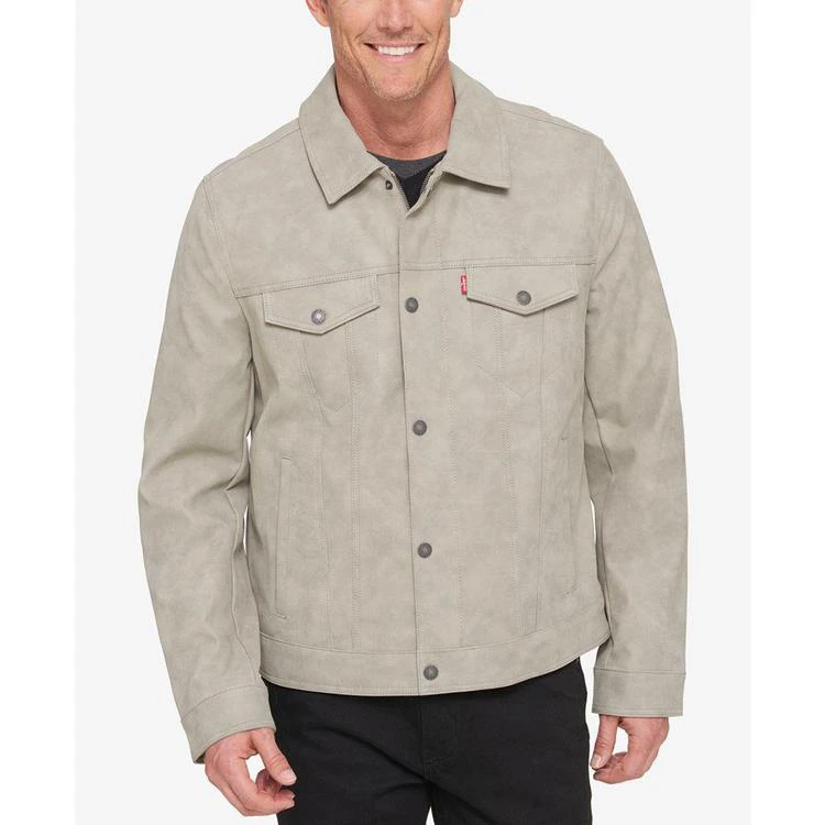 商品Levi's|男士 Faux Suede 牛仔外套,价格¥374,第1张图片