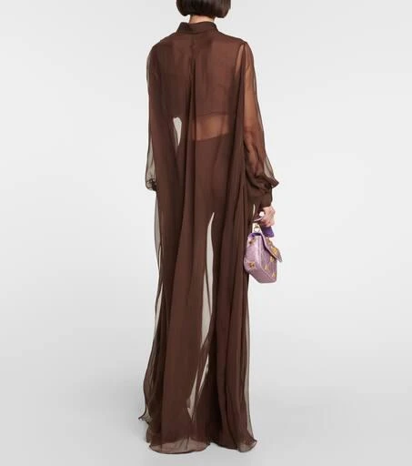 商品Valentino|Silk chiffon top,价格¥20619,第3张图片详细描述