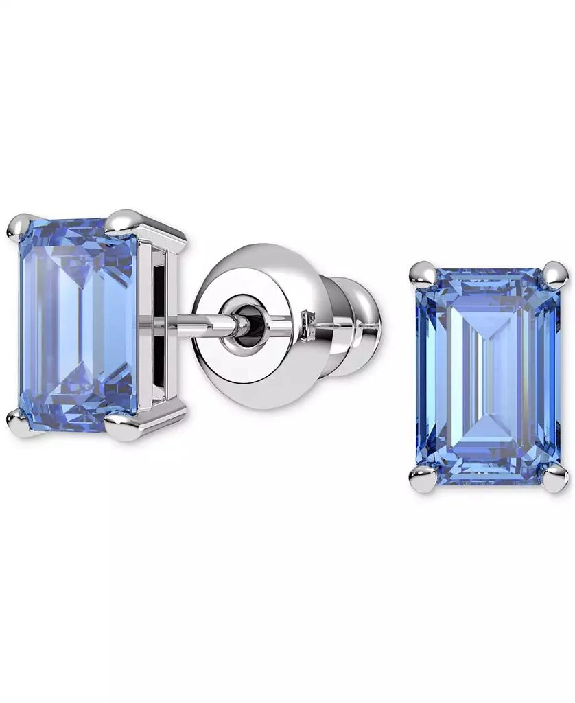 商品Swarovski|Silver-Tone Millenia Blue Crystal Stud Earrings & 14-7/8" Pendant Necklace Set,价格¥1064,第4张图片详细描述