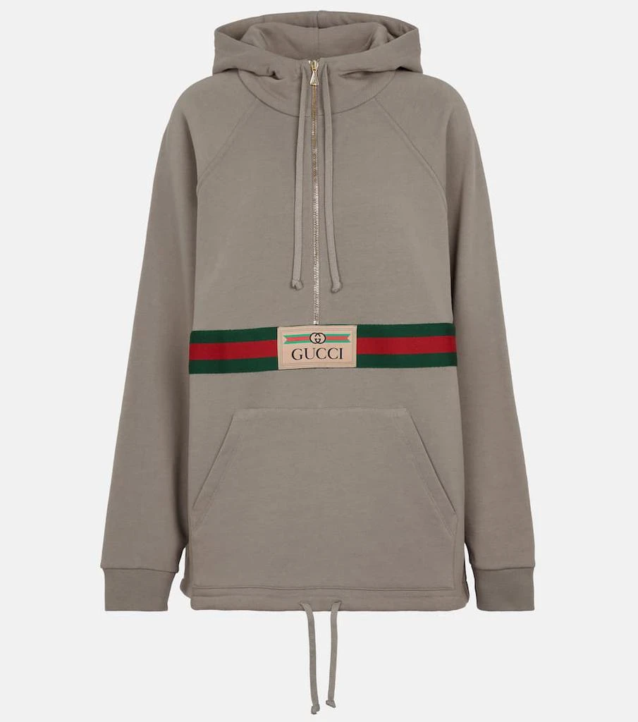 商品Gucci|Logo cotton hoodie,价格¥10743,第1张图片