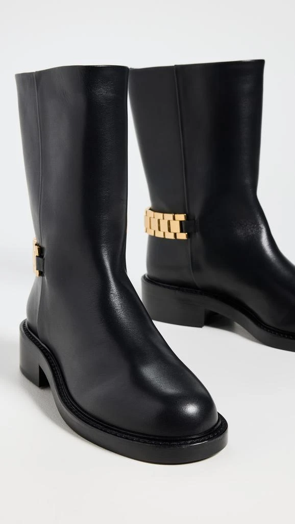 商品Victoria Beckham|Watch Chain Mid Calf Boots,价格¥2705,第4张图片详细描述
