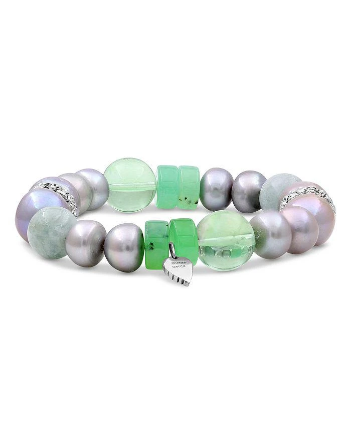 商品Stephen Dweck|Sterling Silver Terraquatic Multi-Gemstone Stretch Bracelet,价格¥3703,第1张图片