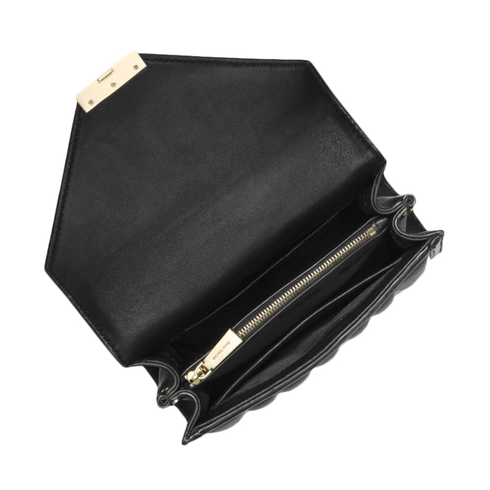 Michael Kors 迈克高仕 女士黑色斜挎包 30F8GXIL1T-BLACK商品第2张图片规格展示