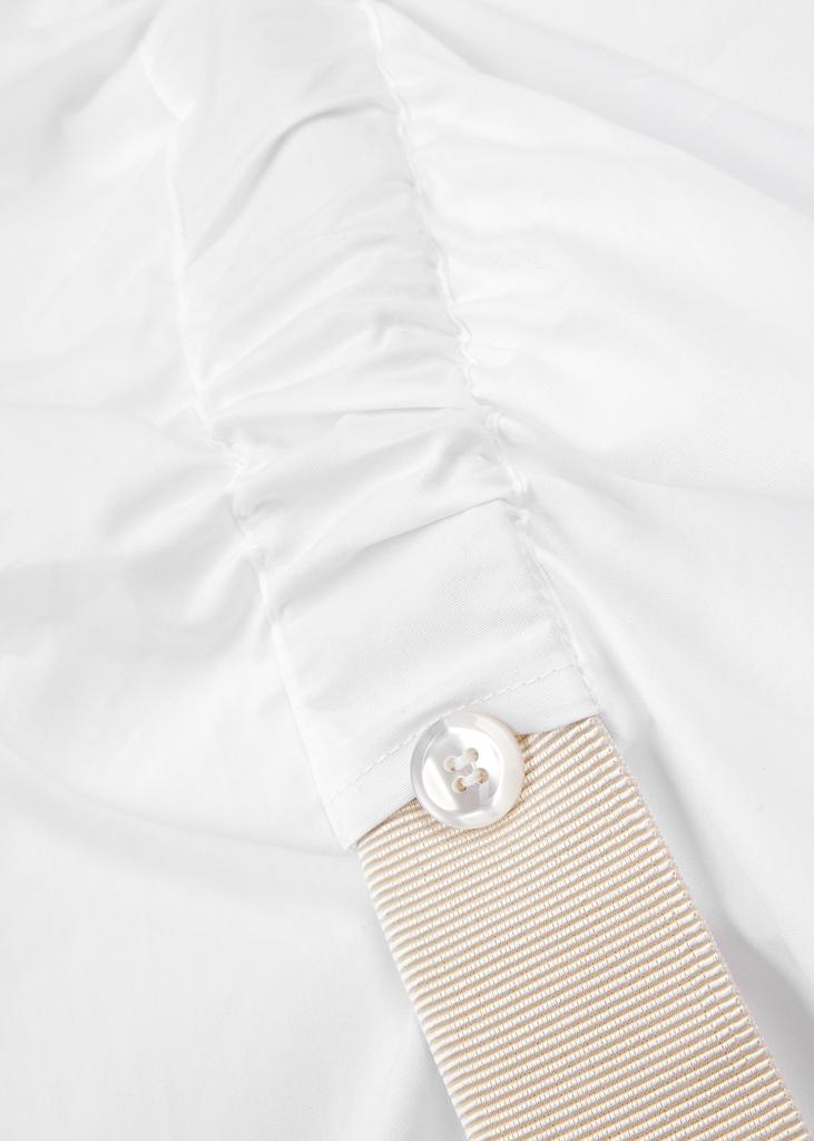 商品Simone Rocha|Ruched cotton-poplin skirt,价格¥7036,第7张图片详细描述