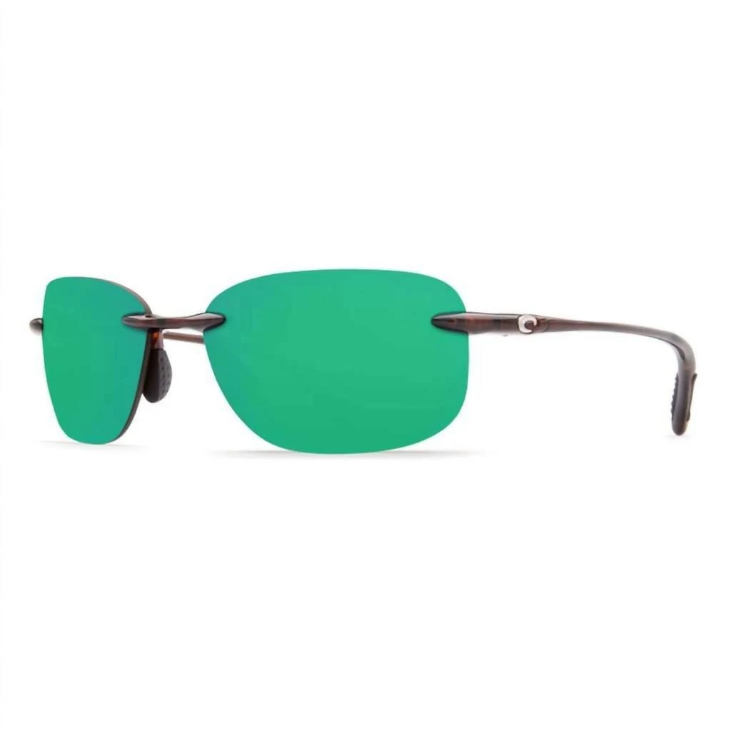 商品Costa Del Mar|Men's Seagrove Sunglasses In Shiny Tort Green Mirror, Green Mirror,价格¥1284,第2张图片详细描述