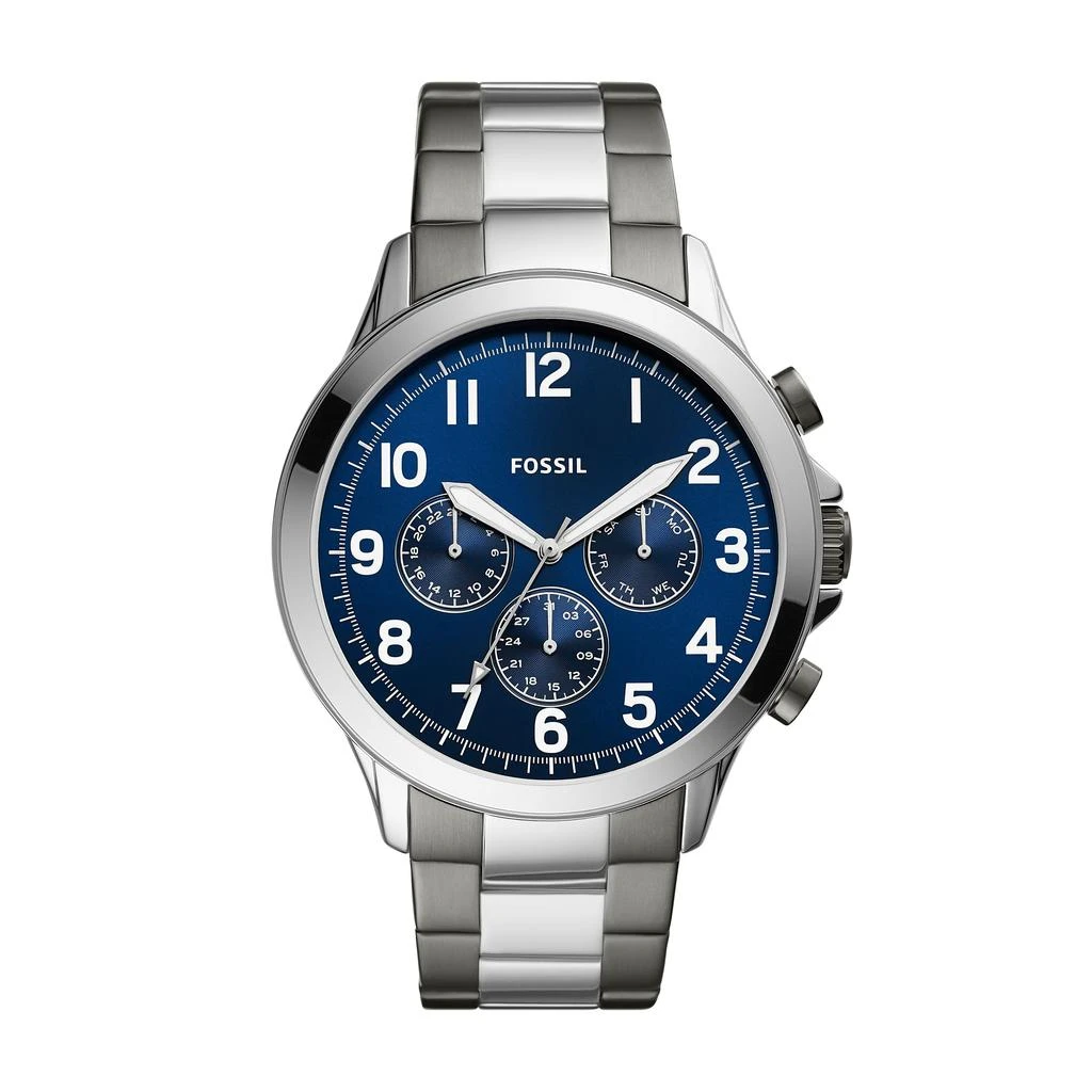 商品Fossil|Fossil Men's Yorke Multifunction, Alloy Watch,价格¥453,第1张图片