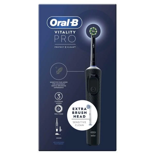 商品Oral-B|Oral B Vitality PRO Black Electric Toothbrush,价格¥446,第1张图片