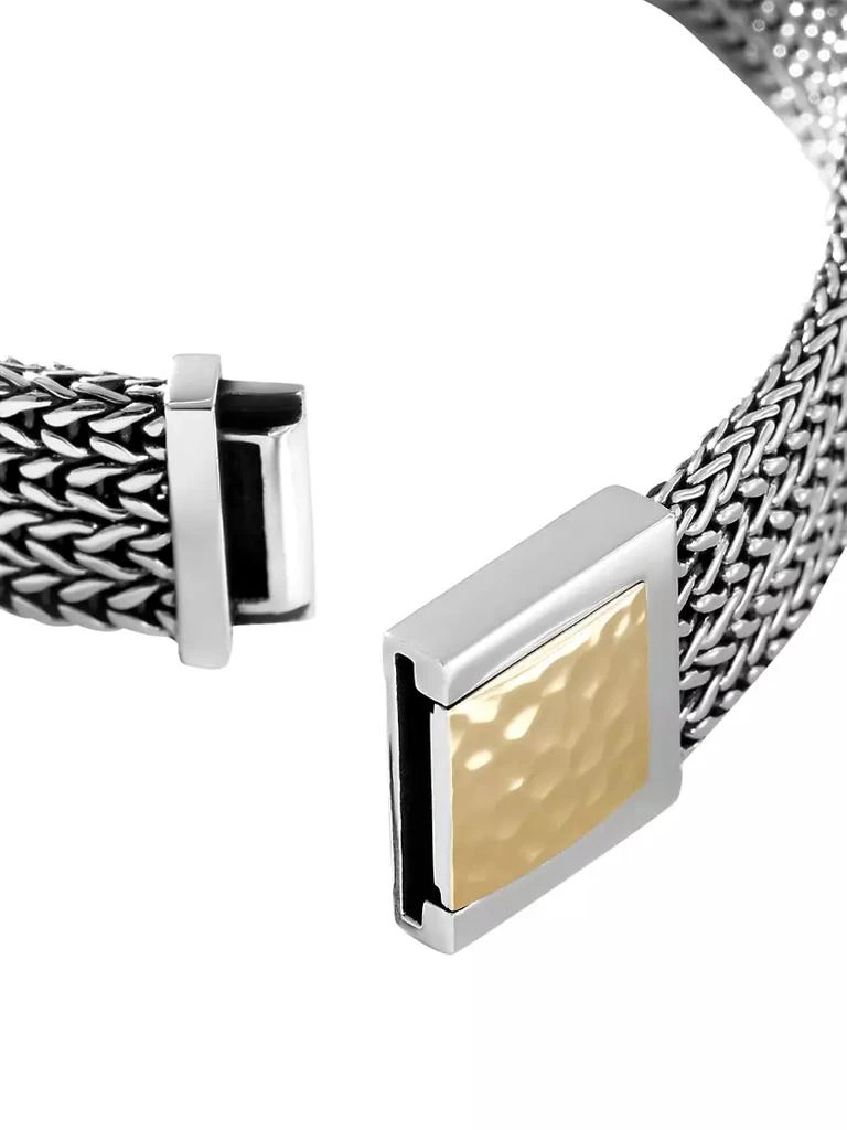 商品John Hardy|Classic Chain 18K Gold & Sterling Silver Bracelet,价格¥8230,第4张图片详细描述