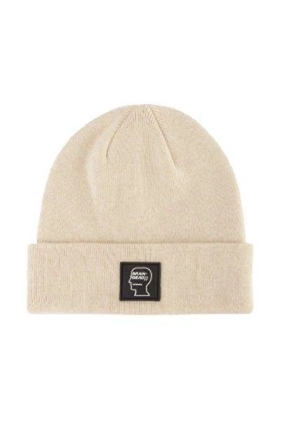 商品Brain Dead|Logo Head Hats In Cream Cotton,价格¥396,第1张图片