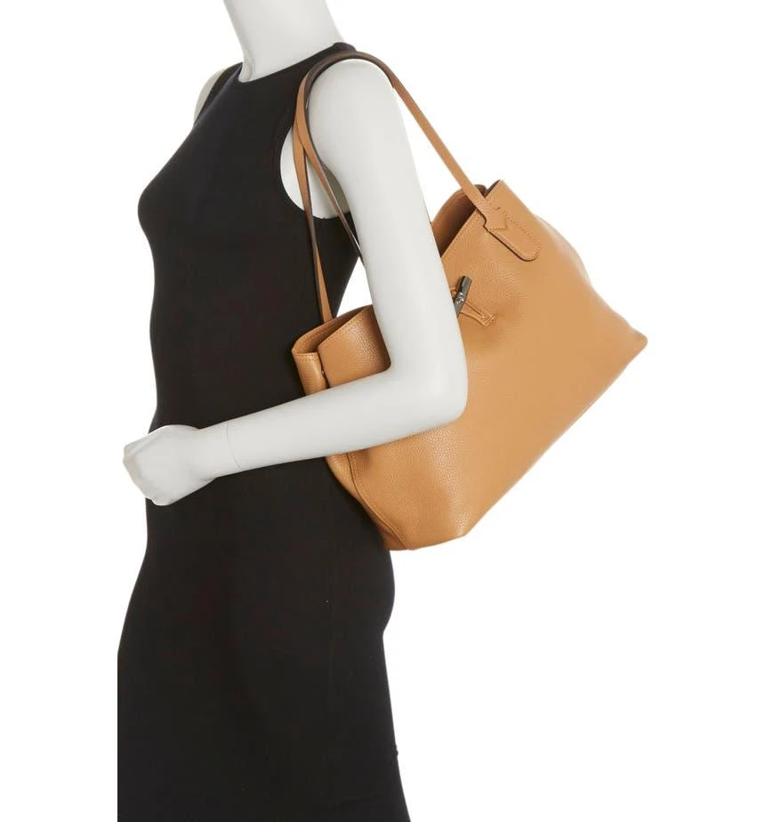 商品Longchamp|Roseau Essential Medium Leather Tote,价格¥2239,第2张图片详细描述