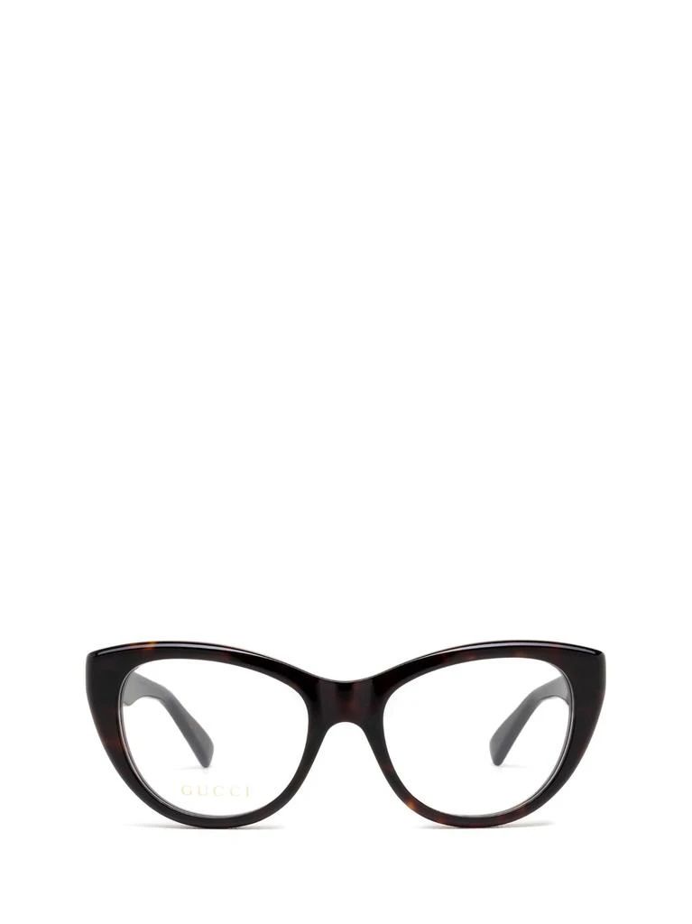 商品Gucci|Gg1172o Havana Glasses,价格¥2795,第1张图片