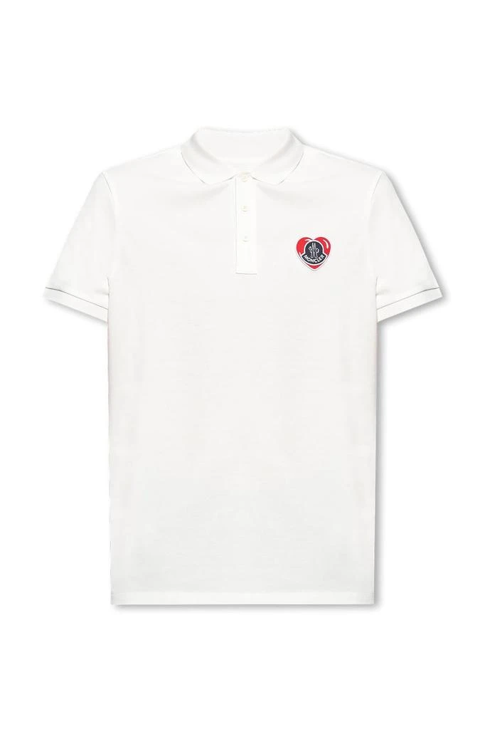 商品Moncler|Moncler Logo Patch Short-Sleeved Polo Shirt,价格¥2406,第1张图片