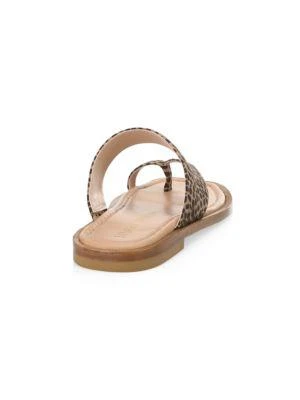 商品Stuart Weitzman|Lyla Leopard-Print Flat Sandals,价格¥1187,第3张图片详细描述