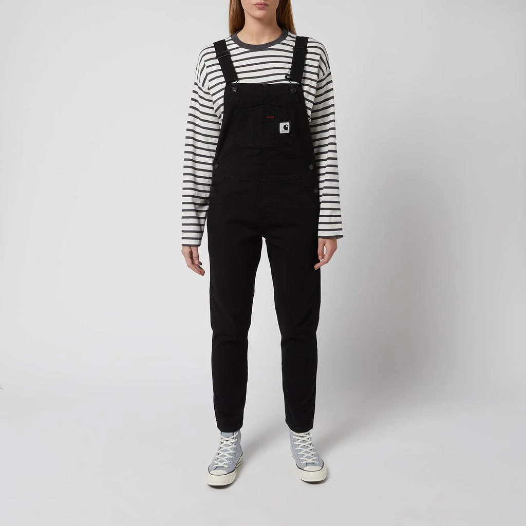 商品Carhartt|Carhartt WIP Women's Bib Overall - Black,价格¥955,第1张图片