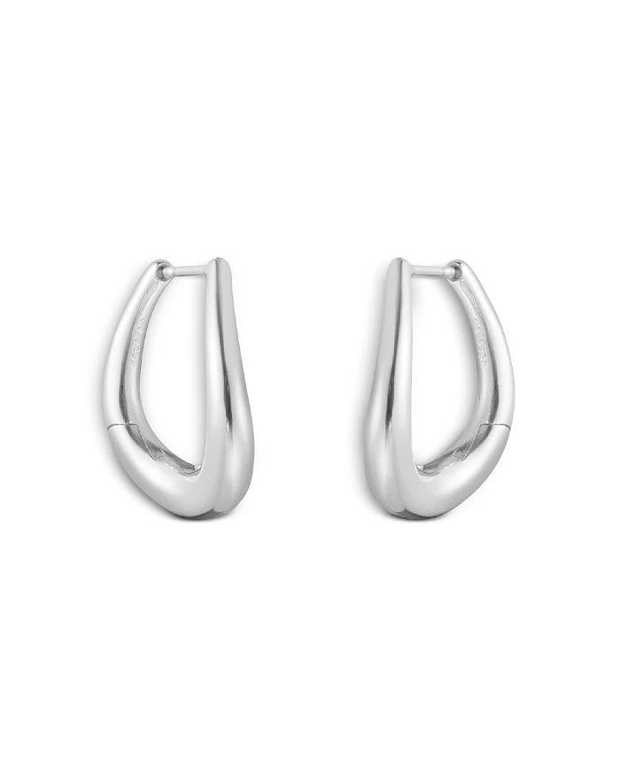 商品Georg Jensen|Sterling Silver Offspring Medium Hoop Earrings,价格¥2687,第1张图片详细描述