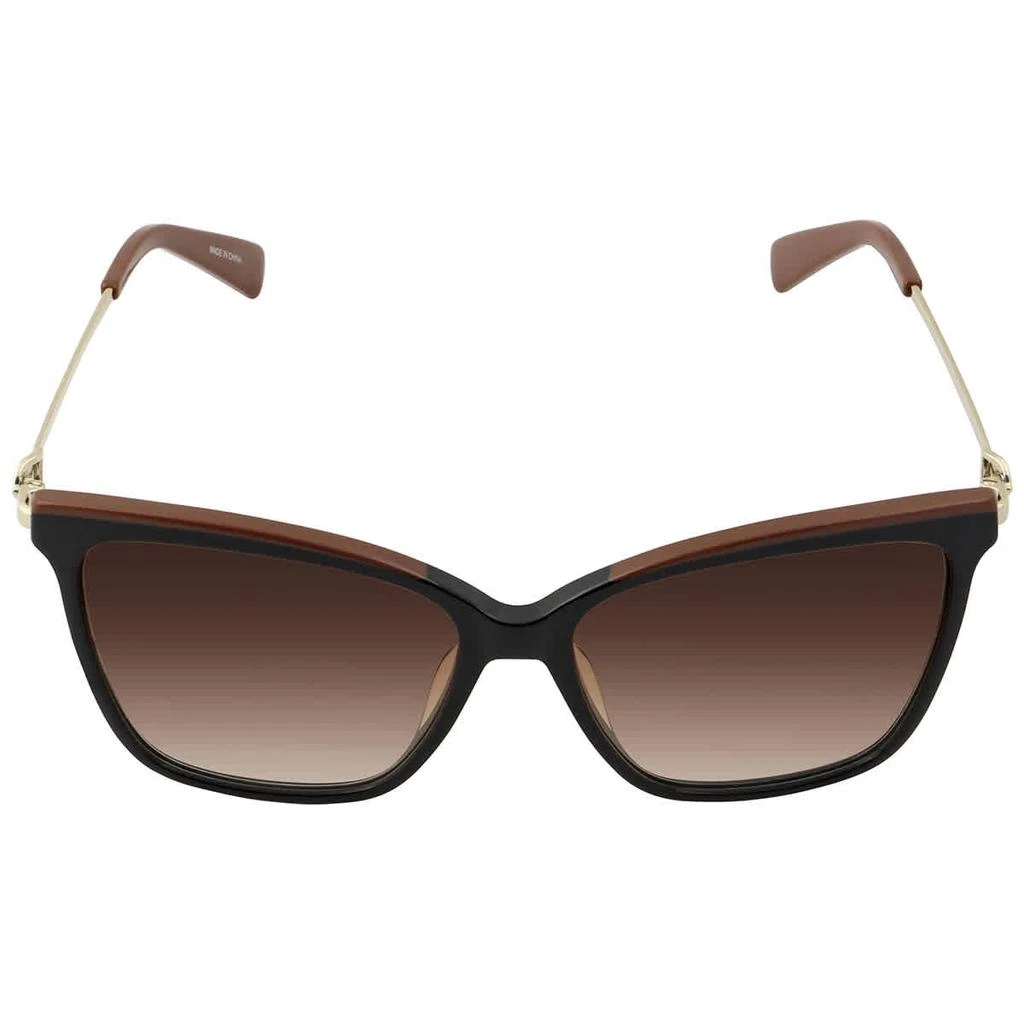 商品Longchamp|Longchamp Brown Gradiient Cat Eye Ladies Sunglasses LO683S 001 56,价格¥298,第2张图片详细描述