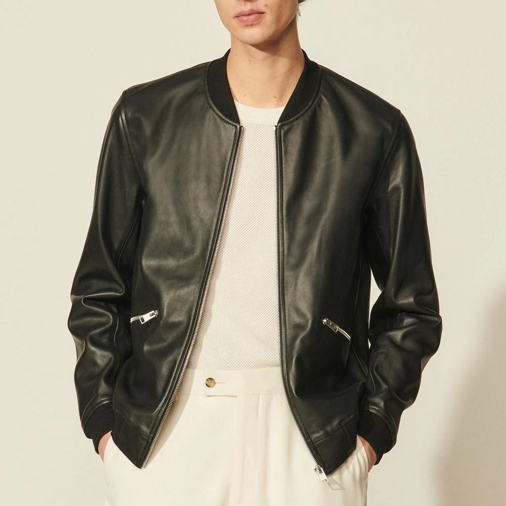 商品Sandro|Monaco Leather,价格¥3028,第1张图片