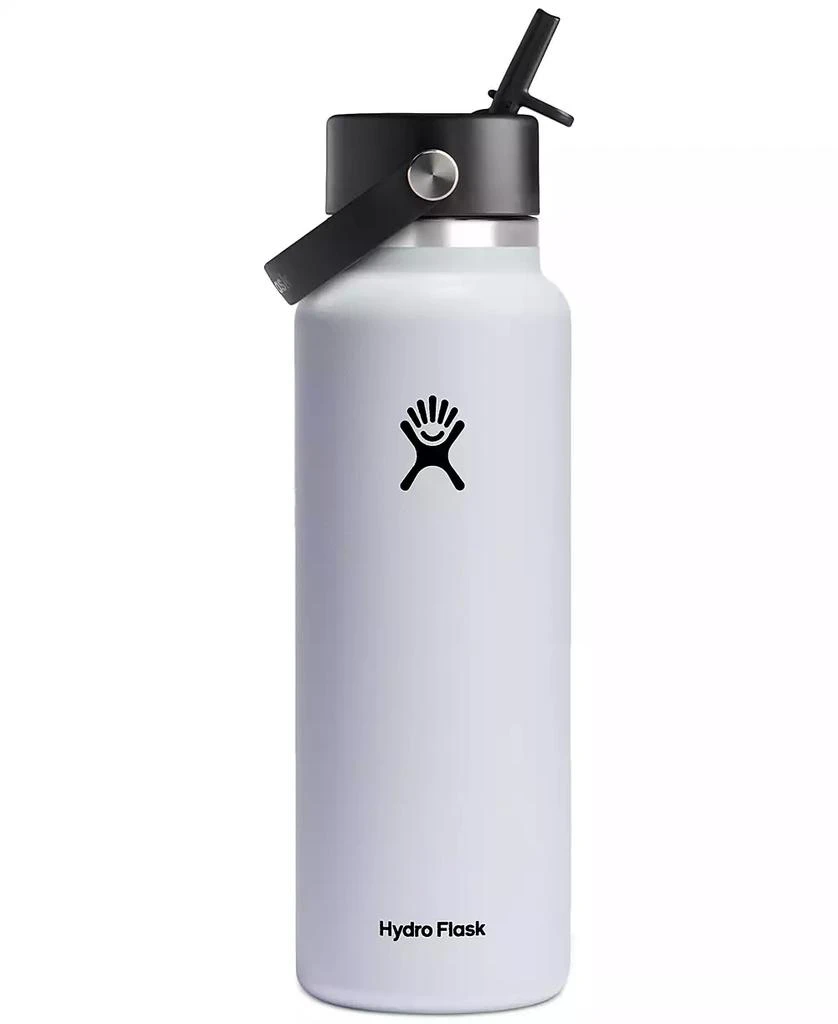 商品Hydro Flask|40-Oz Wide-Mouth Flex Straw Stainless Steel Bottle,价格¥386,第1张图片