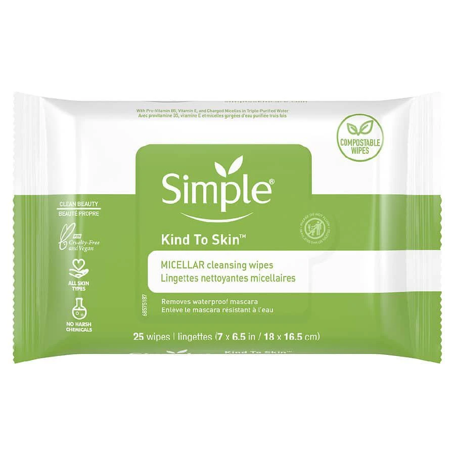 商品Simple|Cleansing Wipes Micellar Micellar,价格¥69,第1张图片